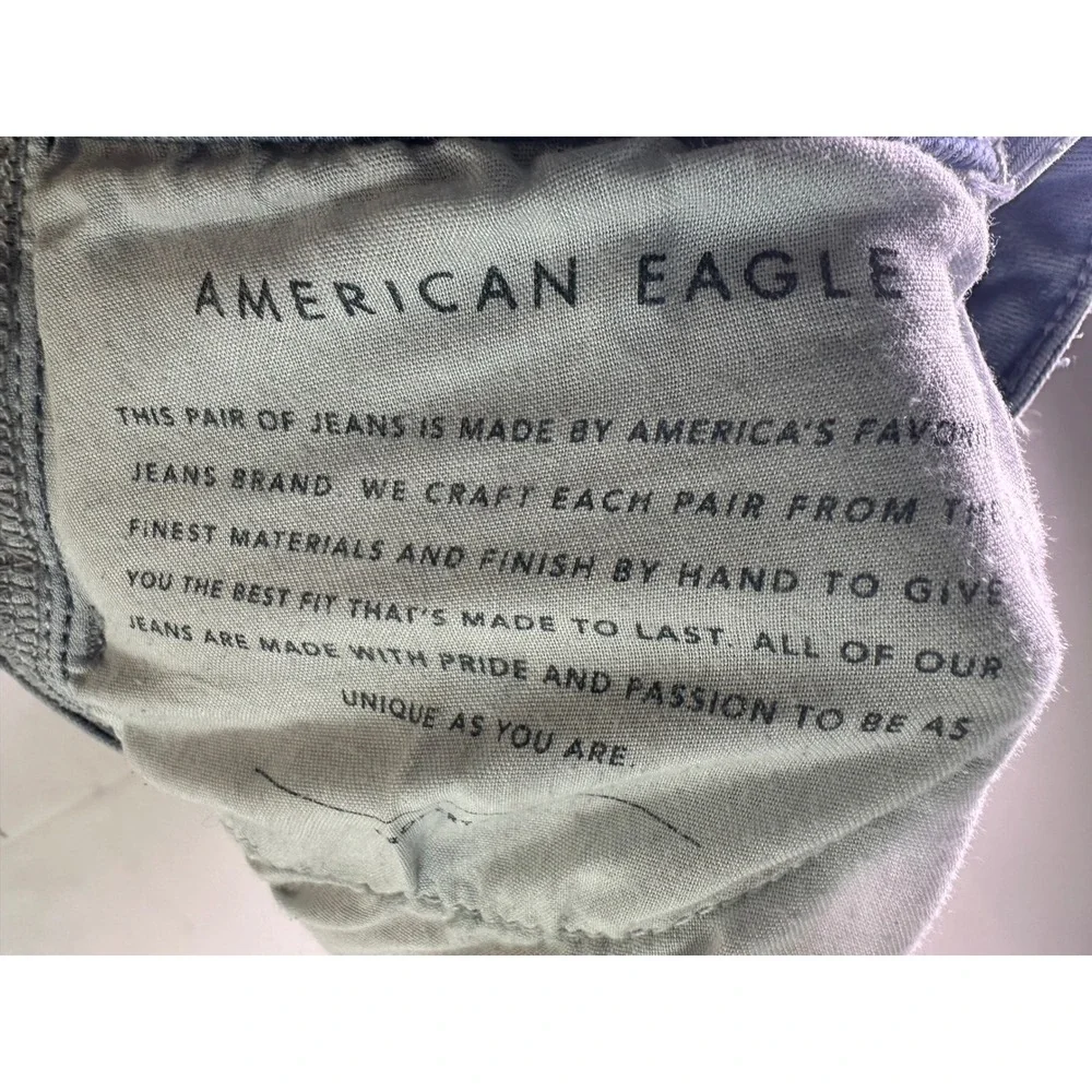 American Eagle‎ Hi-Rise Jegging Next Level Stretch Light Wash Size 2 Regular